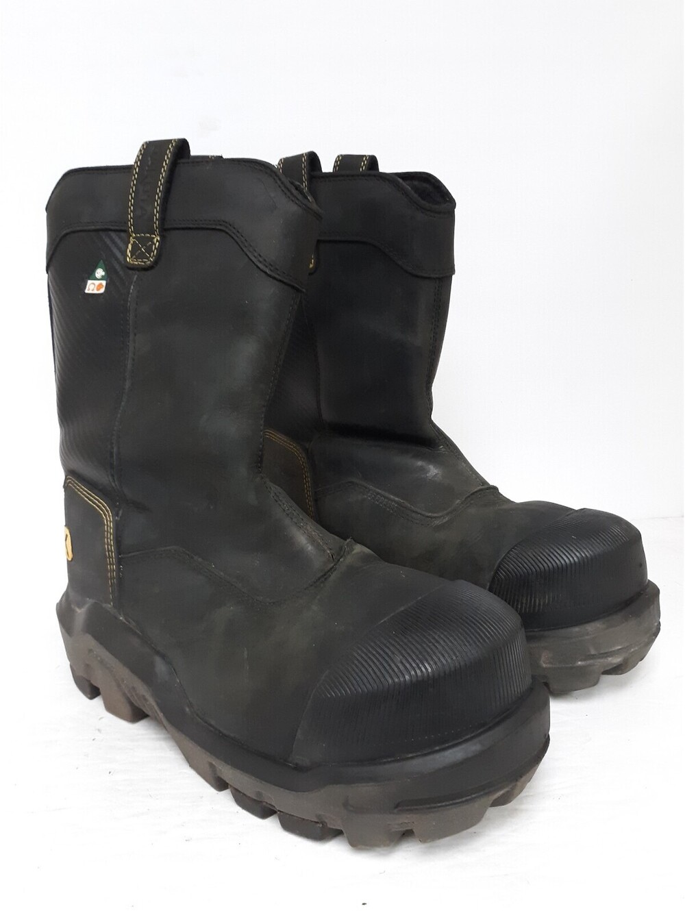 Dakota Men’s 10” Pull-On 8571 Comp Toe CP T-Max Insulated Boots Black Size 10M